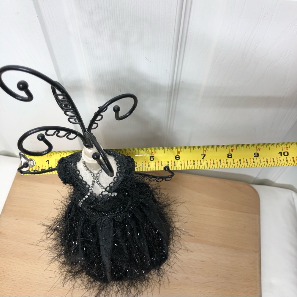 Vintage Black Dress Mannequin‎ Stand Jewelry Holder 15" Tall - Picture 11 of 11